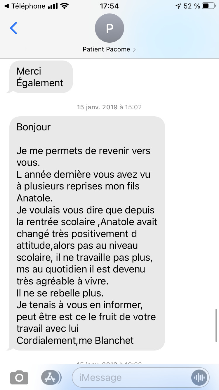 Illustration témoignages de séances thérapies et coaching